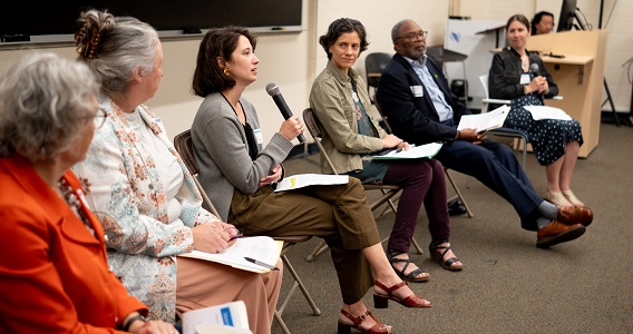 Six panelists at the 2024 Drexel Maternal and Child Health Symposium
